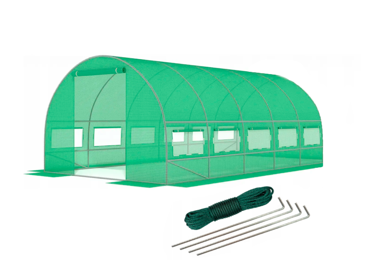 Садова теплиця парник LEOBRO Garden 18м2 Green (LB-18M19)
