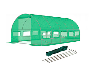 Садова теплиця парник LEOBRO Garden 18м2 Green (LB-18M19)