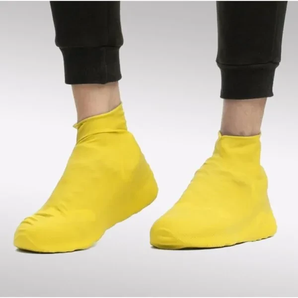 Чохол для взуття від дощу з антиковзною ребристою підошвою Cover For Rain Shoes Колір Жовтий