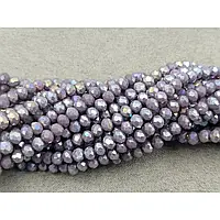 Кришталь 4мм темний аметистовий матовий АВ (+-120шт)