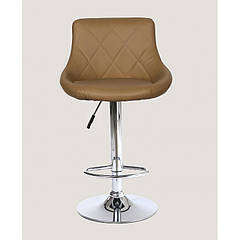 Стілець барний з регулюванням висоти хокер Bazkar HC1054 Карамель