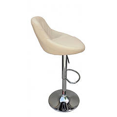 Стілець барний з регулюванням висоти хокер HC1054 Бежевий