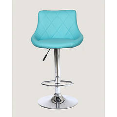 Стілець барний з регулюванням висоти хокер HC1054 Бірюзовий