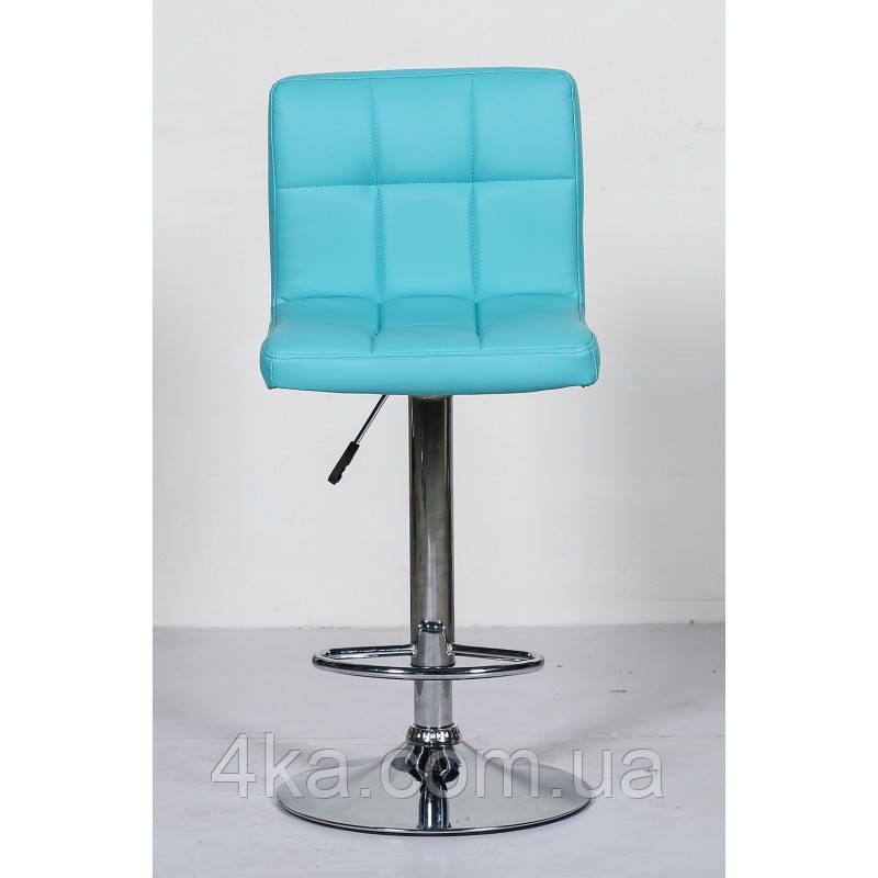Стілець барний з регулюванням висоти хокер Bazkar HC8052-1 Бірюзовий