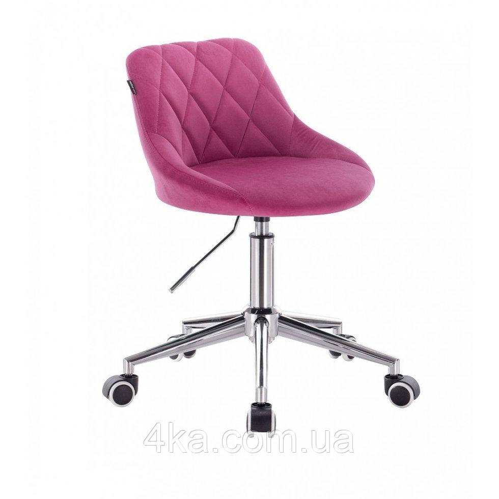 Перукарське крісло на пневматиці HR1054 малиновий, фото 1