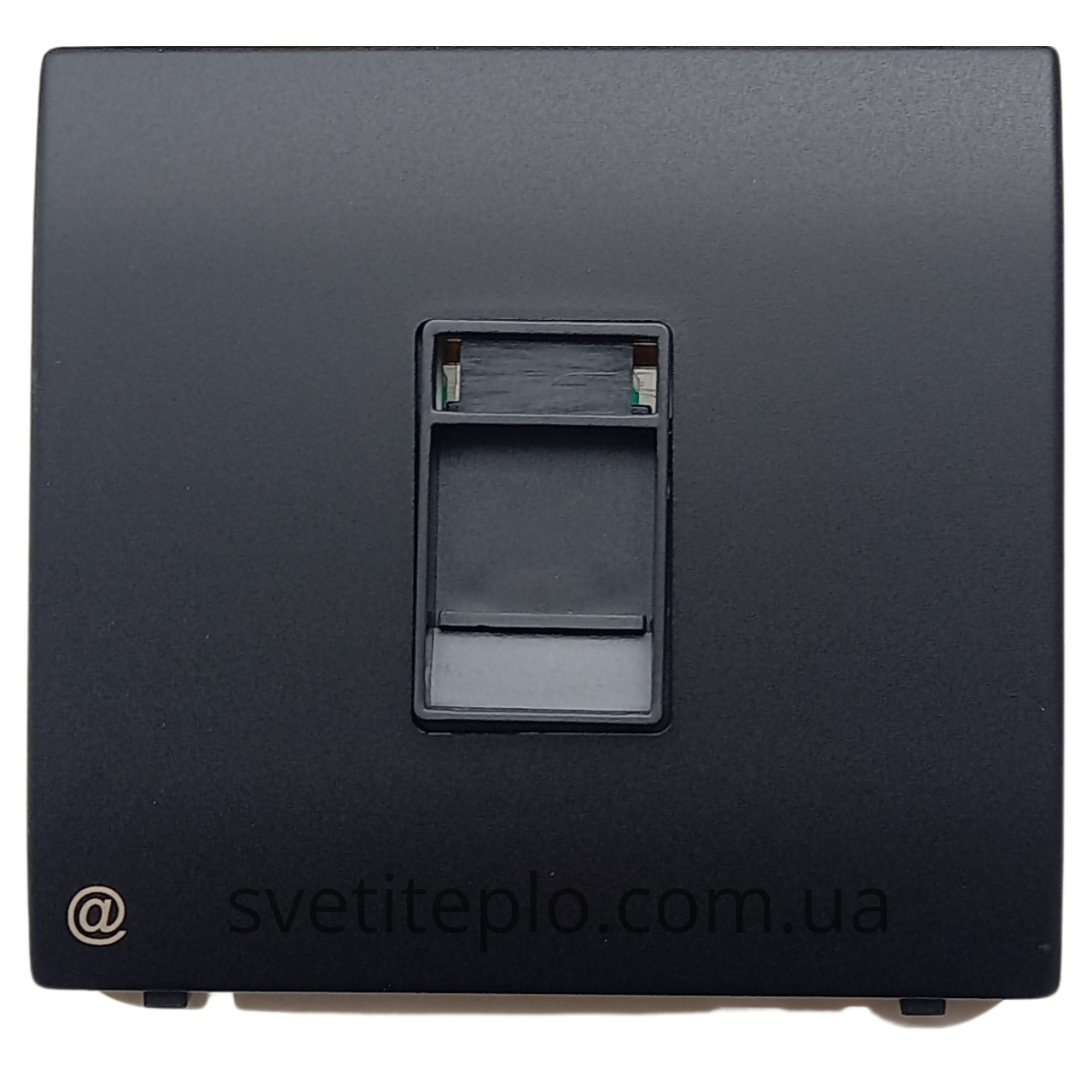 APOLO EFAPEL Розетка комп'ютерна Сat.6 UTP чорна матова