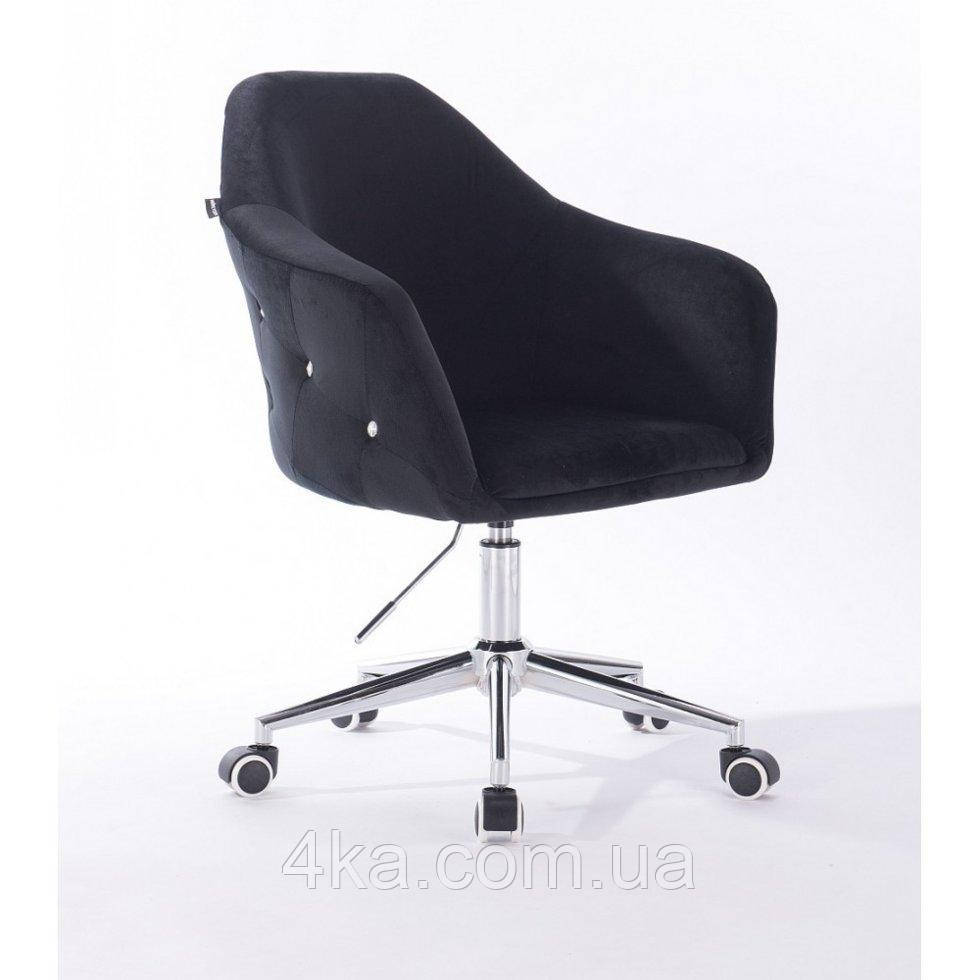 Перукарське крісло на пневматиці HR547K чорний