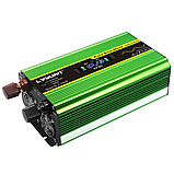 Інвертор LVYUAN F-1500P 1600W | 3200W перетворювач 12V/24V DC, 110V/220V AC, 50/60Hz 4 USB, 4 розетки пульт, фото 3
