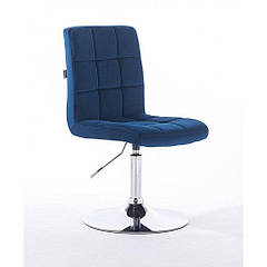 Перукарське крісло на пневматиці HR7009N синій