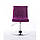 Перукарське крісло на пневматиці HR810N, фуксія, фото 3