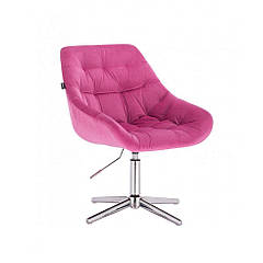 Перукарське крісло на пневматиці HR825C малиновий