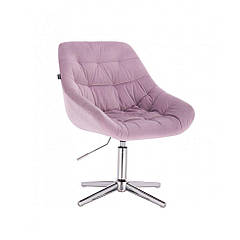 Перукарське крісло на пневматиці HR825C рожевий