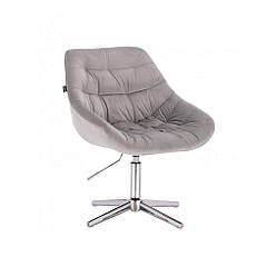 Перукарське крісло на пневматиці HR825C сірий