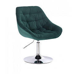 Перукарське крісло на пневматиці HR825N зелений