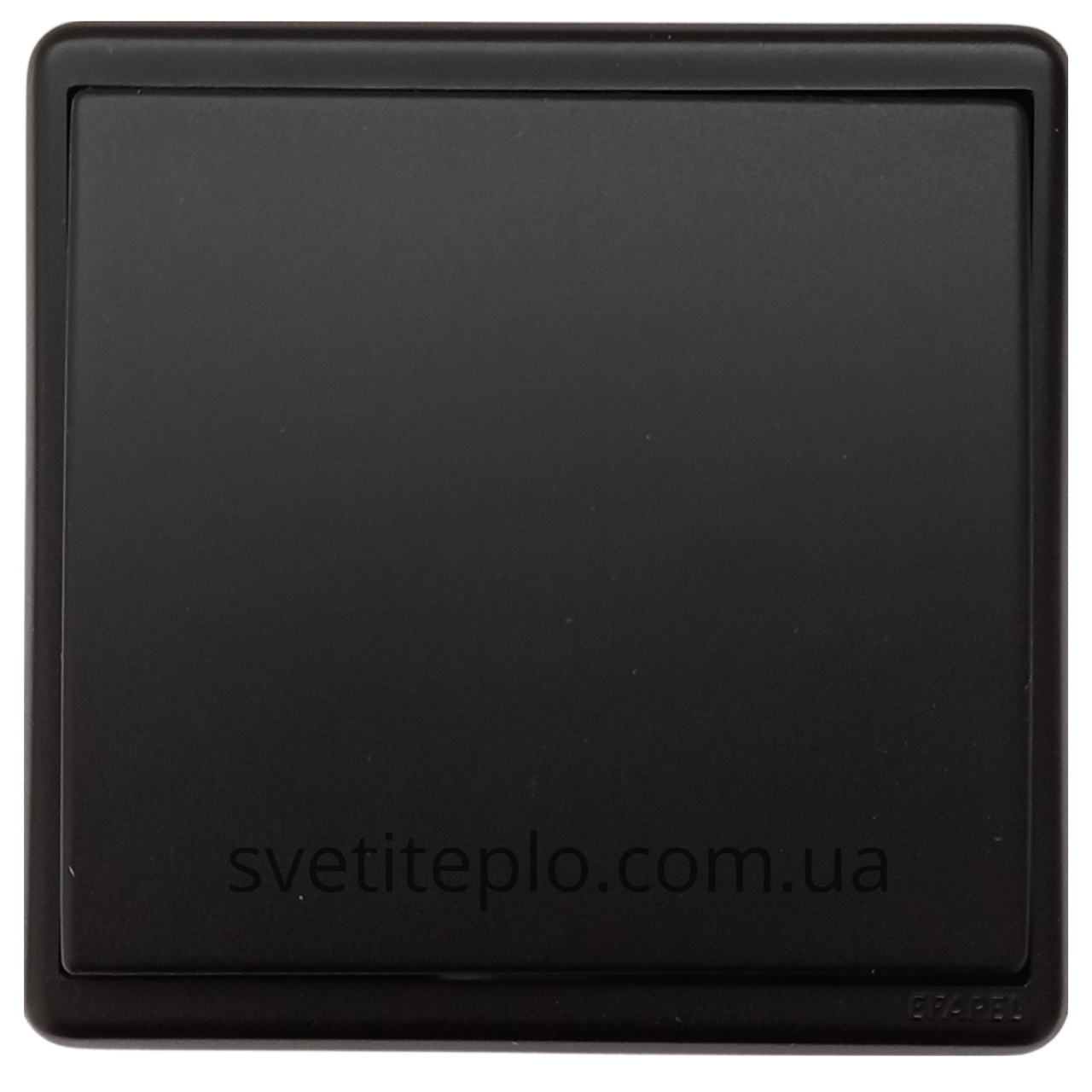 Кнопка дзвінка ЧОРНА МАТОВА Apolo Efapel