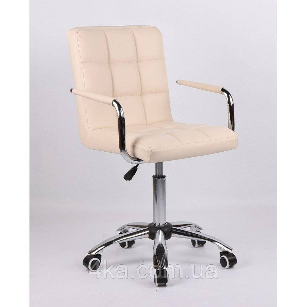 Перукарське крісло на пневматиці HC1015KP кремовий