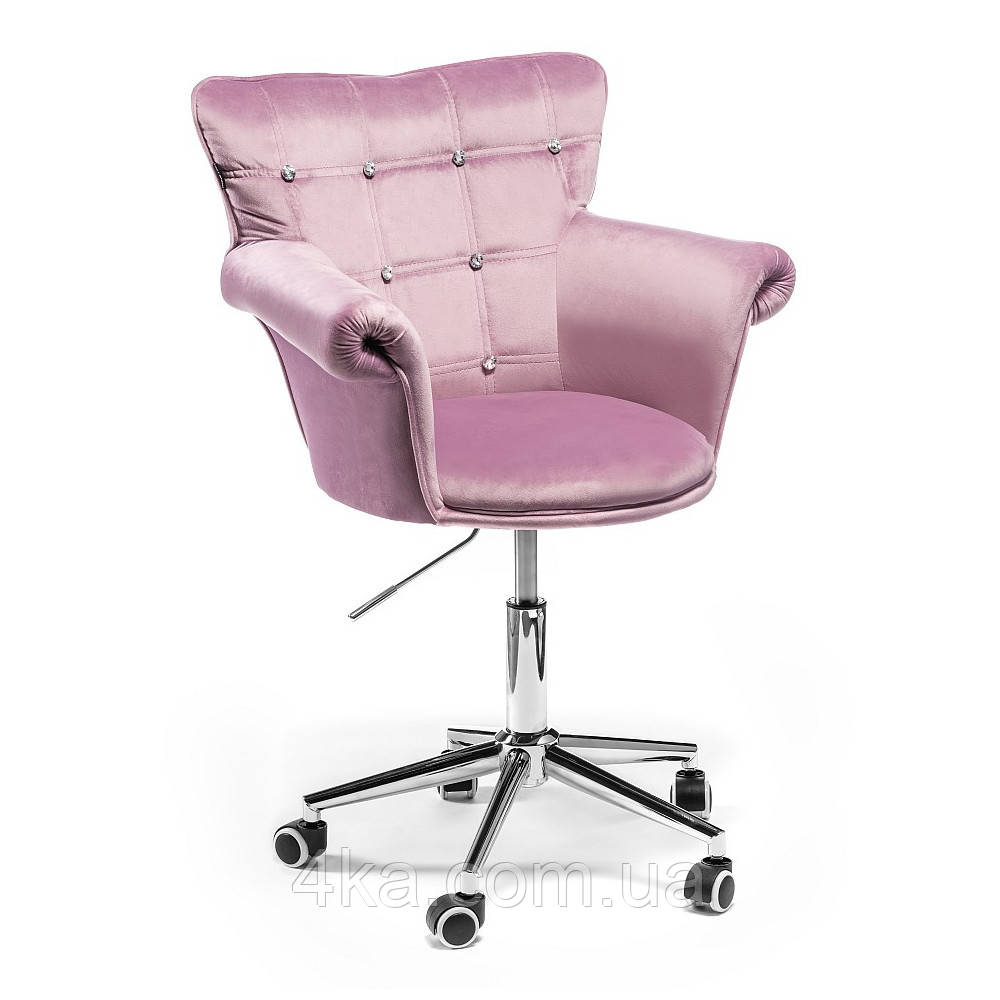 Перукарське крісло на пневматиці Hrove Form HR804CK верес велюр