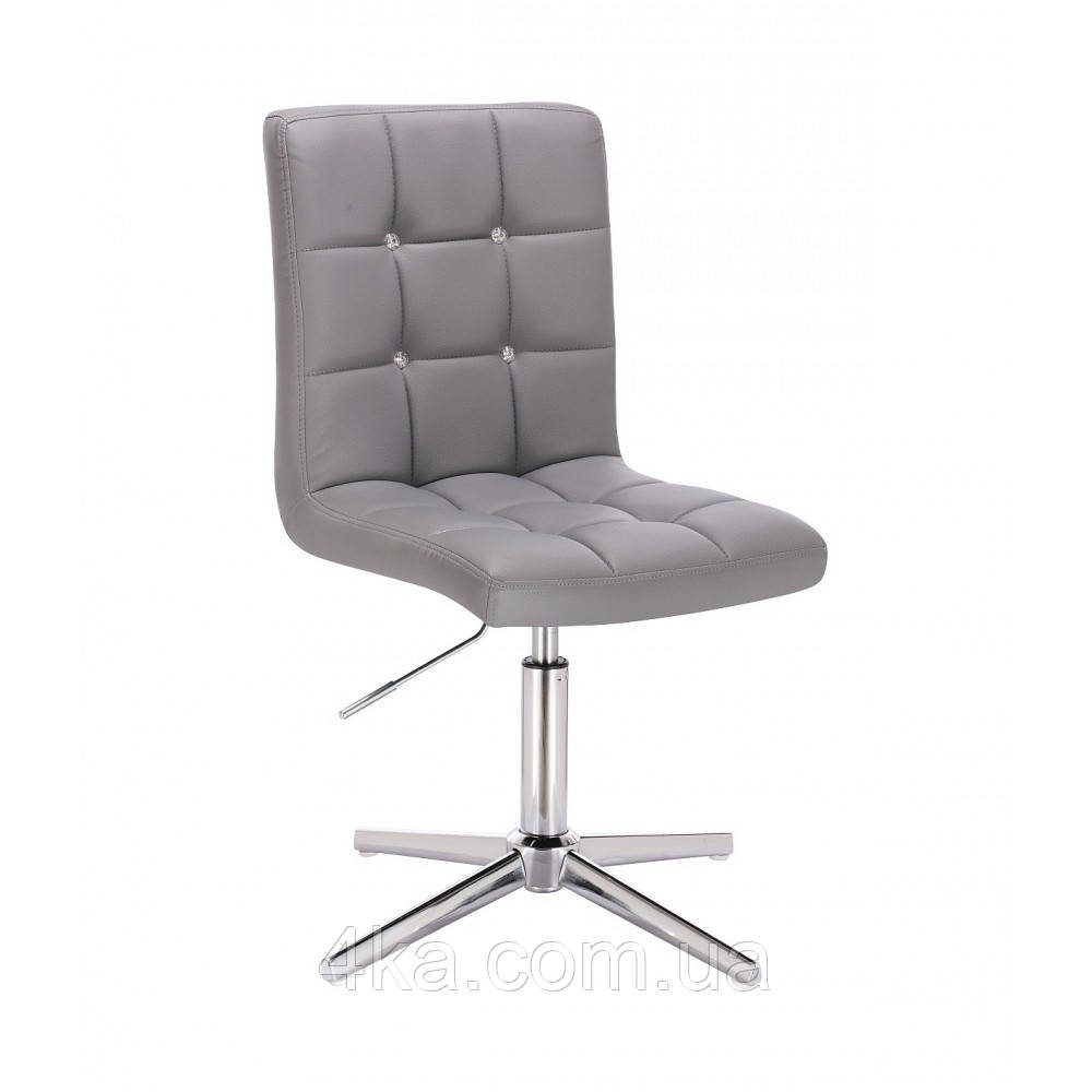 Перукарське крісло на пневматиці Bazkar HC1015CC сірий