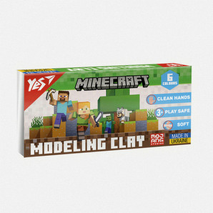 Пластилін Yes Minecraft 6 кольорів 120г