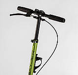 Самокат двоколісний "Skyper" SY-07856 (4) "Urbanist", ручні гальма, колеса PU 200мм, 1 амортизатор передній, підстаканник, фото 3