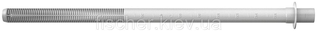 Ін'єкційна сітчаста гільза Fischer FIS H 18 x 130/200 K + різьбова шпилька М12 A4 (нержав.), гайка, шайба