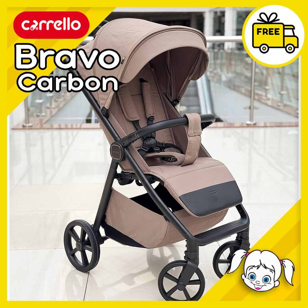 Прогулянкова коляска дитяча Carrello Bravo Carbon CRL-5530