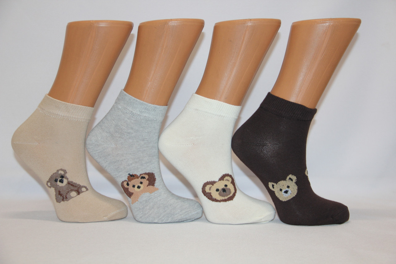 Жіночі шкарпетки з бавовни Style Luxe КЛ KJ 23-25 kj к-3 ведмедики