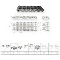 Ланцюг 2ПР-15,875-4540 L=5,0 м (50-2) CT AGRI виписувати-5.0м