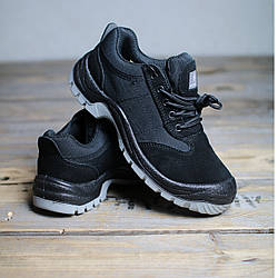 Urgent 203 OB: Чорні робочі туфлі без захисного підноска