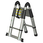 Драбина телескопічна універсальна 16 щаблів 5.0 м FLORA (5033434)