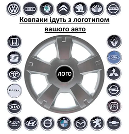 Автомобільні ковпаки SKS 201 R14 до 4 шт. Ковпаки на диски з логотипом авто