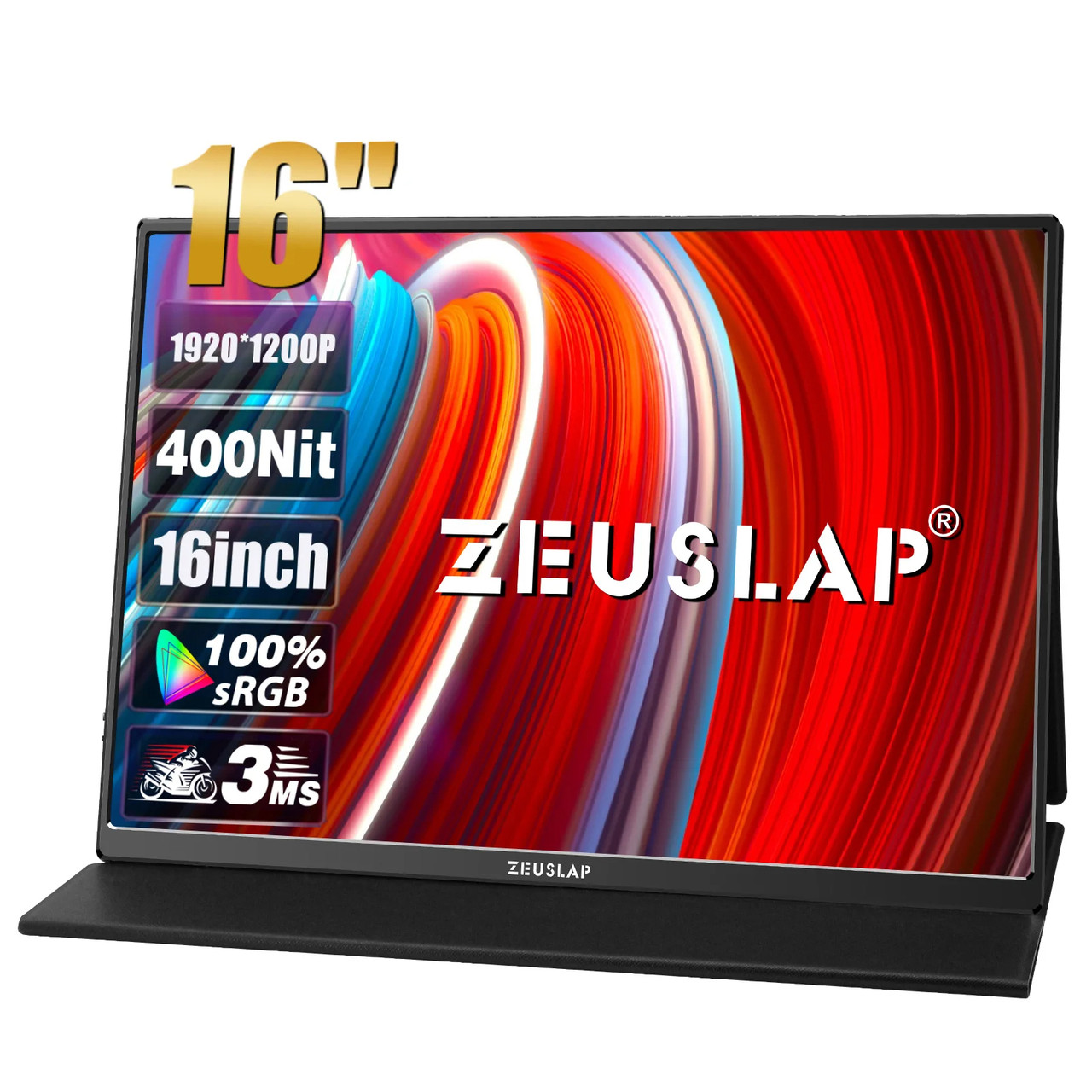 Игровой портативный монитор ZEUSLAP P16 (16″ | 2.5K | HDR10 | IPS | 60Гц) Type-C