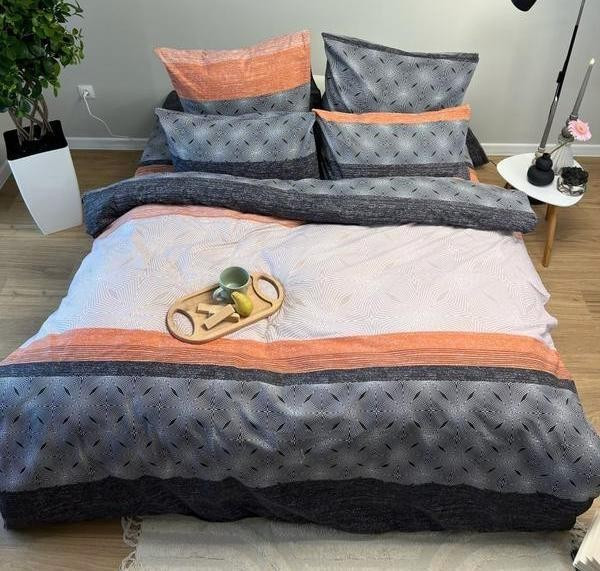 Односпальний комплект з простирадлом на резинці 80х190х20, принт: Гротеск