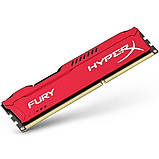 DDR3 Kingston HyperX FURY 4GB 1866MHz CL10 Red DIMM, фото 6