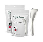 Скребки для язика одноразові Dr.Emma Paper Tongue Scraper, 60 шт