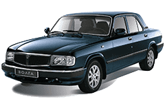 Хром накладки на пороги для ГАЗ Волга 3110 / 31105 1997-2009