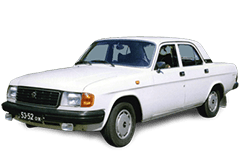 Хром накладки на пороги для ГАЗ Волга 31029 1991-1997