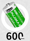 Акумулятор Pujimax CR123A 16340 з входом USB TYPE-C 2550mWh 3.7V, Green, фото 5