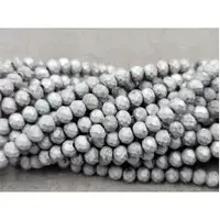 Кришталь 4мм срібний матовий металізований (+-120шт)