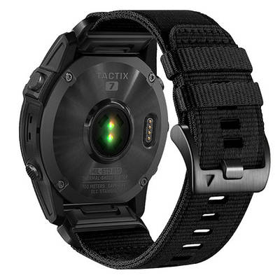 Тактичний ремінець QuickFit 22мм для Garmin Fenix 7 / 6 / 6 Pro / 5 / 5 Plus чорний