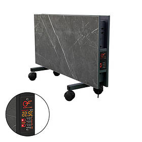 Підлоговий керамічний обігрівач Flyme 500 PG з програматором і ніжками, графітовий мармур