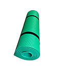 Килимок для фітнесу і йоги зелений, т. 8 мм, 50х150 см, EVA, 100 кг/м3, виробник Україна, TERMOIZOL®, фото 8