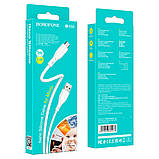 Кабель BOROFONE BX66 Wide way silicone charging data cable for Micro White, фото 5