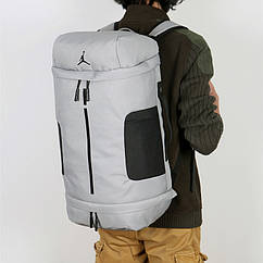 Рюкзак сірий Джордан Air Jordan Black спортивний баскетбольний шкільний
