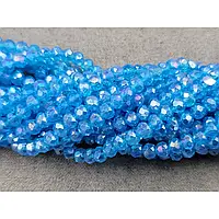 Кришталь 4мм блакитний прозорий АВ (+-120шт)