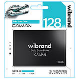 Накопичувач SSD Wibrand Caiman 128GB 2.5" 7mm SATAIII Standard, фото 3