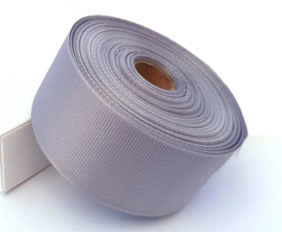 

РЕПСОВАЯ лента 4см ≈23 метра, лента репс СЕРЫЙ, Зелёный