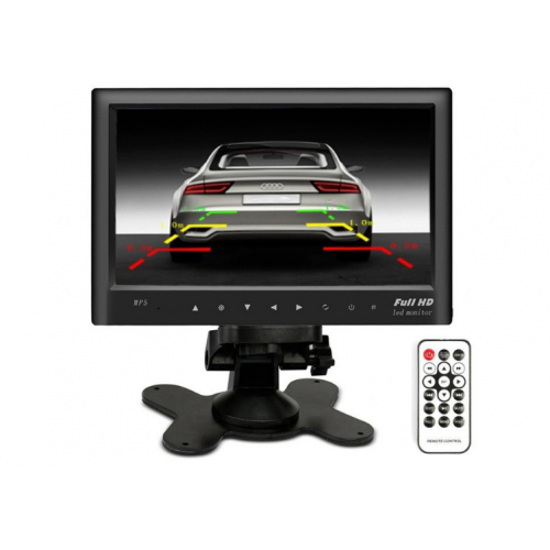 

Монитор экран для камеры заднего вида Car DVR 7" дюймов FULL HD с пультом