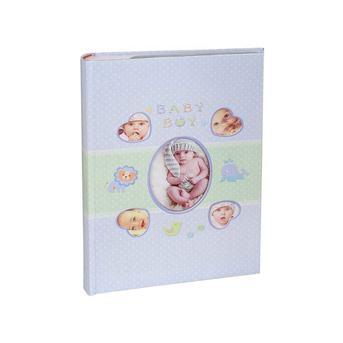 

Детский фотоальбом Chako 10 на 15 см на 300 фото Babylove Голубой
