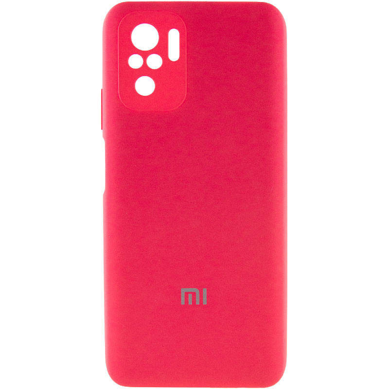 

Силиконовый Чехол с защитой камеры (AA) для Xiaomi Redmi Note 10 / Note 10s (Розовый / Barbie pink)
